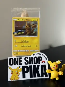 Detective Pikachu Holo SM190 Stamped Promo Sealed Pokemon Card - Image 3