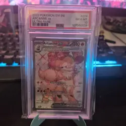 PSA 10 Arcanine ex Full Art 224/198 Pokemon Scarlet & Violet TCG Card - Image 1