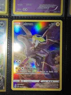 Pokemon Zekrom Holo Ultra Rare TCG Card TG05/TG30 Brilliant Stars 2022 Pristine - Image 1