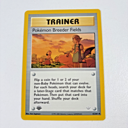 POKEMON BREEDER FIELDS Neo Revelation Non-Holo TRAINER 1st Ed Trading Card 62/64 - Image 1