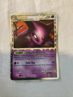 Pokemon TCG Espeon Prime 2010 Undaunted Holo Rare Card 81/90 LP Condition - Image 2
