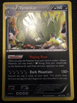 Pokemon TCG Tyranitar 3-Card Lot XY Breakpoint 2015 Holo/Foil EX Mega - Image 2