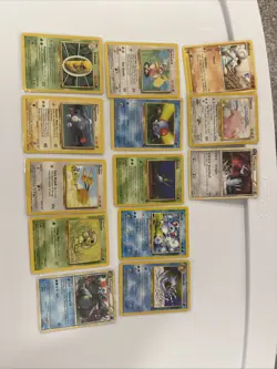 Lot Of 13 Vintage Pokemon Cards - Image 1