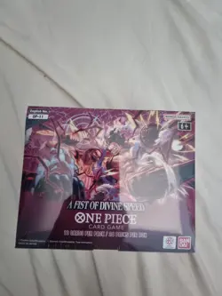 One Piece Card Game A Fist Of Divine Speed OP-11 Booster Box NEW SEALED - Image 1