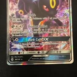 Pokemon Umbreon GX SM Base Set Ultra Rare Card 80/149 SM01 NM - Image 3
