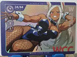 Mirko My Hero Academia Holo Foil Dual Sided Trading Card Otaku Box Exclusive - Image 1