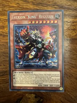 Therion "King" Regulus MP23-EN063 Secret Rare 1st Edition YuGiOh Card NM - Image 1