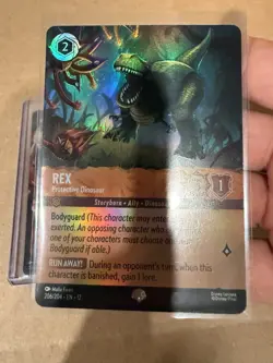 Disney Lorcana ⭐Enchanted⭐ The Leviathan Wilds Unknown W/ Epic Rex - Image 5