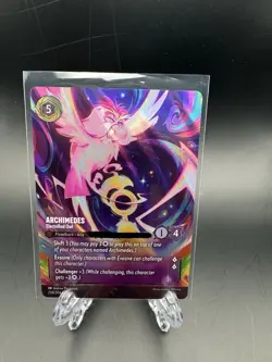 Disney Lorcana Shimmering Skies Archimedes-Electrified Owl Enchanted 208/204 - Image 2