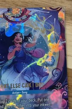 Disney Lorcana Wilds Unknown What Else Can I Do Enchanted 237/204 - Image 3