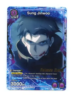 Sung Jinwoo (016) Release Event C SOLO LEVELING Release Event Card SLG-1-016 NM - Image 1