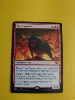 Ox of Agonas. Mythic NEC MTG Card. - Image 1