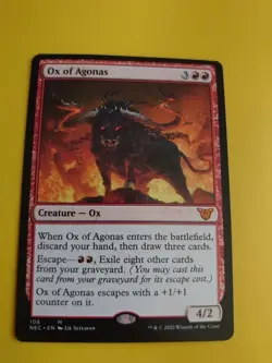 Ox of Agonas. Mythic NEC MTG Card. - Image 2