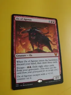 Ox of Agonas. Mythic NEC MTG Card. - Image 3