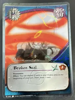 Naruto Card CCG TCG Bandai Holo Foil Broken Seal Mission 045 - Image 2