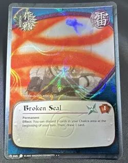 Naruto Card CCG TCG Bandai Holo Foil Broken Seal Mission 045 - Image 3