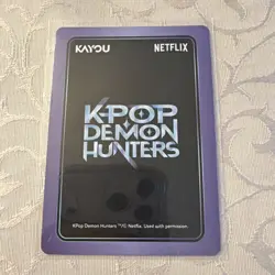 Kayou Kpop Demon Hunters Trading Card Saja Boys UR Mystery - Image 4