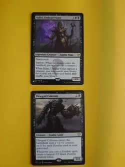 Sidisi, Undead Vizier & Diregraf Colossus. Zombe Rares MTG 2 Card. - Image 1