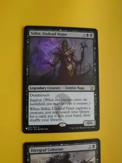 Sidisi, Undead Vizier & Diregraf Colossus. Zombe Rares MTG 2 Card. - Image 3