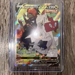 Duraludon V (Alternate Full Art) 198/203 Evolving Skies NM Pokemon Card TCG - Image 1