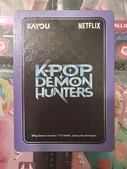 Kayou Kpop Demon Hunters Trading Card Saja Boys UR Mystery - Image 2