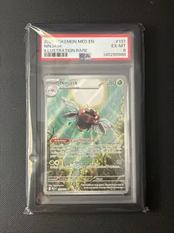 Pokemon TCG Ninjask Illustration Rare Card #137/132 - Image 1