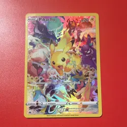 Pokemon TCG Pikachu Secret Rare Full Art Holo Crown Zenith 160/159 70 HP - Image 2