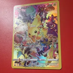 Pokemon TCG Pikachu Secret Rare Full Art Holo Crown Zenith 160/159 70 HP - Image 4