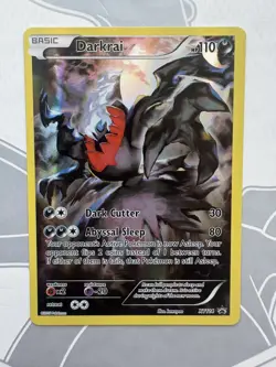 Pokemon 2016 XY Black Star Promo Black Darkrai #XY114 Full Art - Image 1