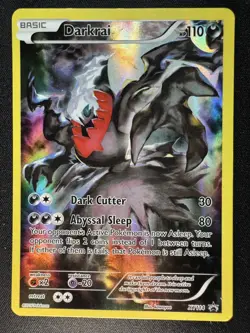 Pokemon XY Black Star Promo Darkrai #XY114 Full Art Holo MP - Image 1