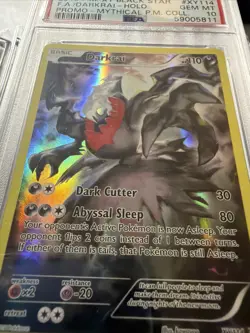 2016 Pokemon Black Star Promo Darkrai XY114 Mythical PSA 10 POP 66 - Image 4