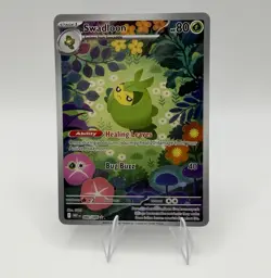 Pokemon TCG Swadloon 088/086 Sv: White Flare Illustration Rare Full Art Holo - Image 1
