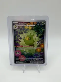 Pokemon TCG Swadloon 088/086 Sv: White Flare Illustration Rare Full Art Holo - Image 3