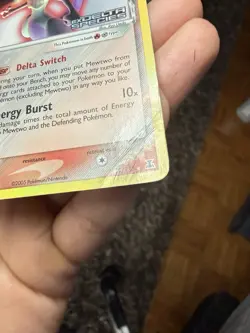 Mewtwo Delta Species 🔮🔥 12/113 Holo Reverse Holo STAMPED Pokemon Card Rare - Image 2