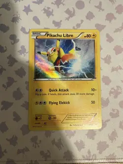 Pokemon Pikachu Libre Trainer Kit 30/30 Holo Card NM Condition - Image 4