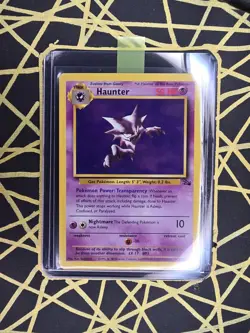 🔥 Haunter 21/62 🔥 Original Non Holo Rare Fossil Set Pokemon Card WOTC TCG 1999 - Image 1