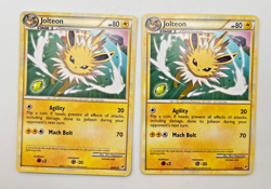 Jolteon 45/95 x2 2x Pokemon Card 2011 Call of Legends LP/MP - Image 1