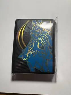 Pokemon Lucario Card Sleeves 65ct Black Blue Gold for Pokemon TCG 2022 - Image 1