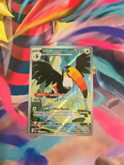 Toucannon 094/084 IR Pitch Black English Unreleased Pokemon Card NM/M - Image 1
