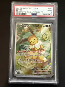 PSA 9 Eevee 173 Sv: Scarlet & Violet Promo Cards Holo - Image 1