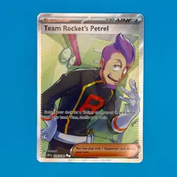 Team Rocket’s Petrel 226/182 Full Art Trainer NM Pokemon TCG Destined Rivals - Image 1