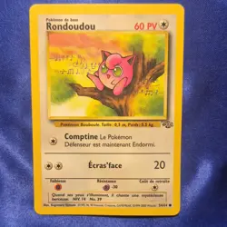 Pokemon TCG Jungle Rondoudou Jigglypuff 54/64 1st Edition French Regular Common… - Image 1