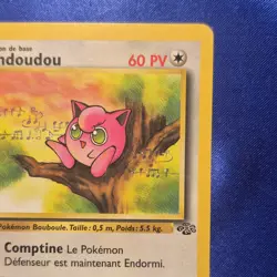 Pokemon TCG Jungle Rondoudou Jigglypuff 54/64 1st Edition French Regular Common… - Image 3
