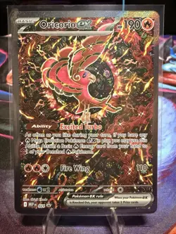 Pokemon Oricorio ex 190HP Me: Mega Evolution Promo 024 Promo Holo English - Image 1