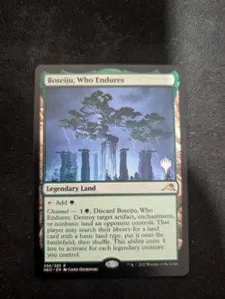 Boseiju Who Endures MTG Kamigawa Neon Dynasty Card NM PROMO - Image 1