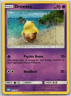 Drowzee 011/034 Trading Card Game Classic NM - Image 1