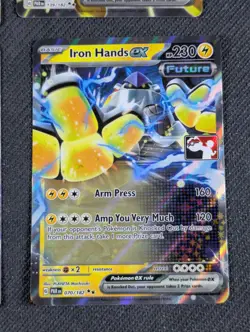 Lot of 4 Pokemon Prize Pack Stamped Cards Gholdengo Iron Hands Iron Crown - Image 5
