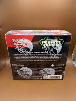 Pokemon Trading Cards Mega Evolution Perfect Order Booster Box Sealed - Image 2