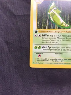 Pokemon Cards: Base Set 1st Edition Common: Metapod 54/102 - Image 5