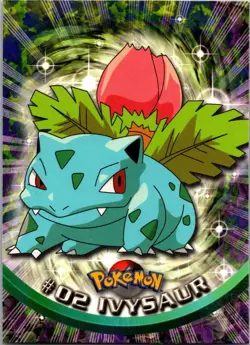 Ivysaur #2 Topps Trading Cards Series 1 Pokemon Moderately Played - Image 1